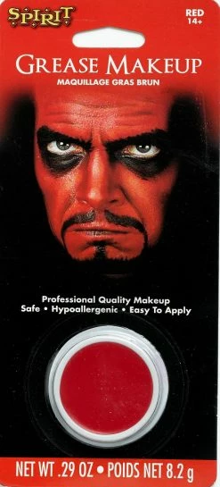 Spirit Halloween Red Grease Makeup