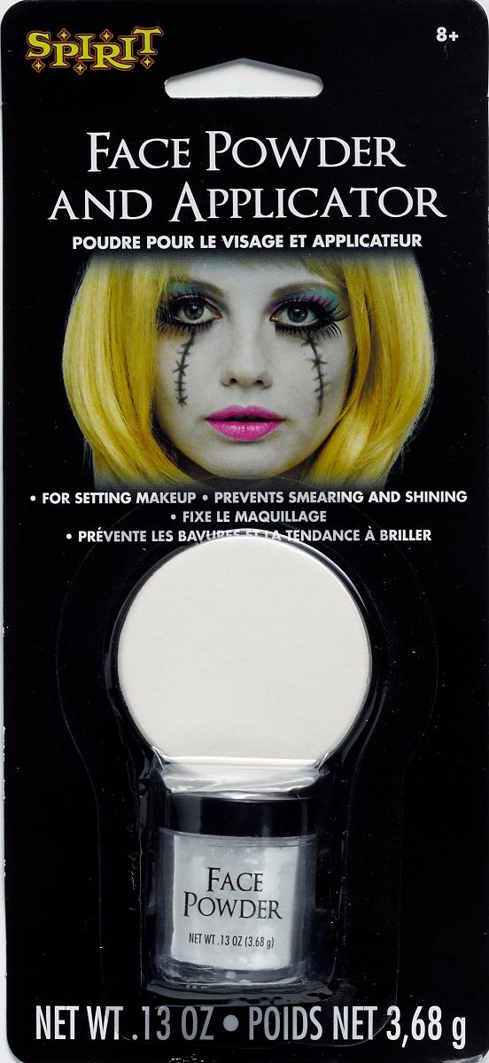 Spirit Halloween Translucent Powder and Puff 2 Spirit Halloween Translucent Powder and Puff - Image 2