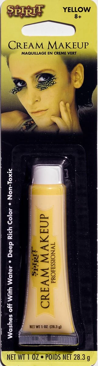 Spirit Halloween Yellow Cream Makeup 2 Spirit Halloween Yellow Cream Makeup - Image 2