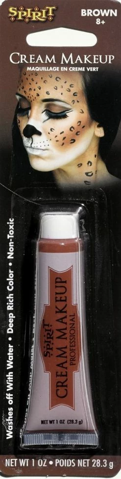 Spirit Halloween Brown Cream Makeup -Halloween ACCESSORIES store 00138966 b