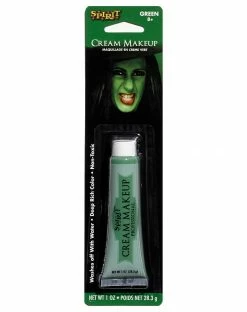Spirit Halloween Green Cream Makeup
