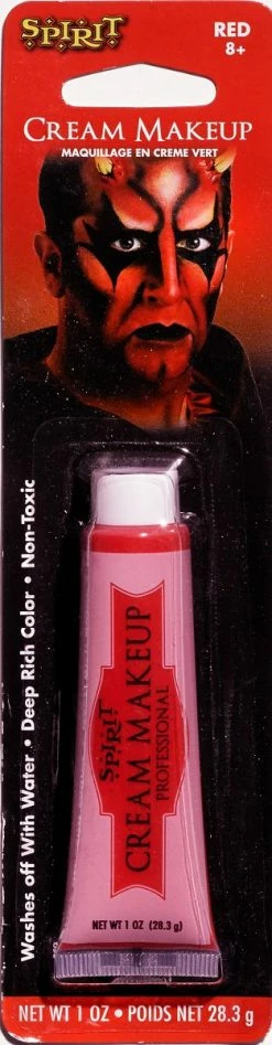 Spirit Halloween Red Cream Makeup