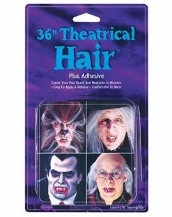 Spirit Halloween Black Theatrical Hair -Halloween ACCESSORIES store 00189068 a