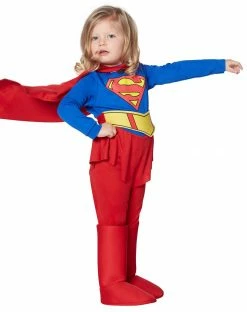 Spirit Halloween Toddler Supergirl Costume - Superman -Halloween ACCESSORIES store 00189241 c