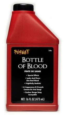 Spirit Halloween Bottle of Blood - Pint