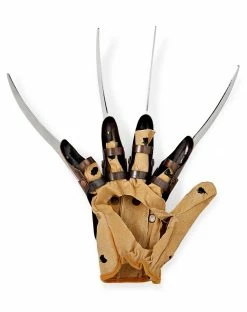 Spirit Halloween Metal Freddy Gloves Deluxe - Nightmare on Elm Street -Halloween ACCESSORIES store 00580183 c