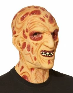 Spirit Halloween Vinyl Freddy Krueger Full Mask - A Nightmare on Elm Street -Halloween ACCESSORIES store 00660258 c