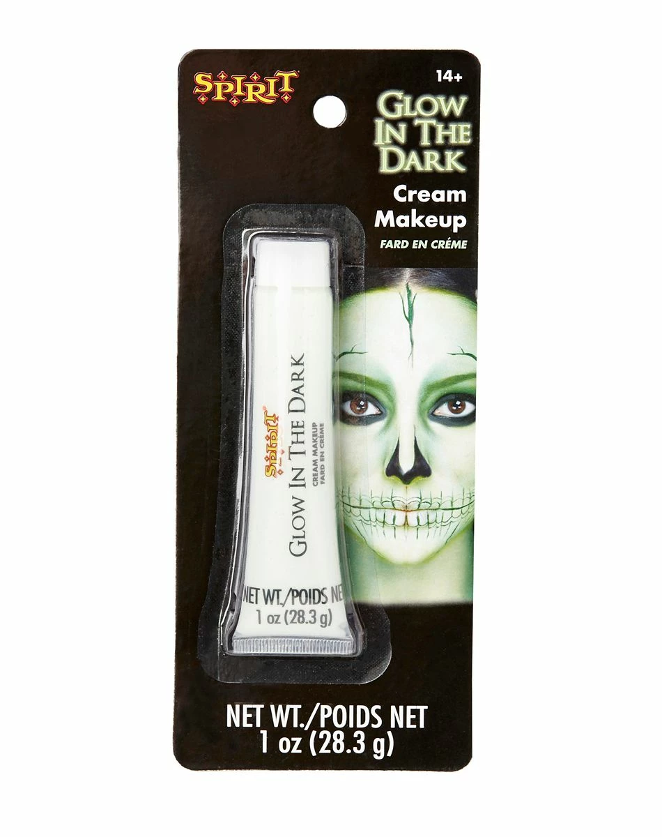 Spirit Halloween Glow in the Dark Cream Makeup 1 Spirit Halloween Glow in the Dark Cream Makeup