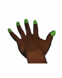 Spirit Halloween Glow in the Dark Claws Press On Nails -Halloween ACCESSORIES store 00792556 c