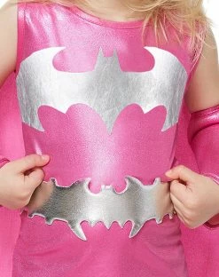 Spirit Halloween Kids Pink Batgirl Costume - DC Comics -Halloween ACCESSORIES store 01006824 c
