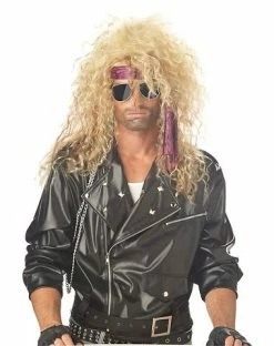Spirit Halloween Heavy Metal Rocker Blonde Wig