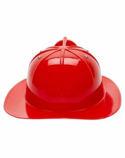 Spirit Halloween Red Fire Chief Helmet -Halloween ACCESSORIES store 01067693 c