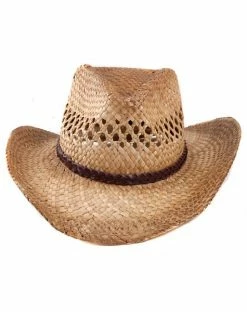 Spirit Halloween Western Seagrass Hat -Halloween ACCESSORIES store 01067701 d