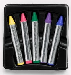 Spirit Halloween Flourescent Makeup Crayons 5 Spirit Halloween Flourescent Makeup Crayons -Halloween ACCESSORIES store 01070432 c