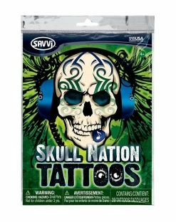 Spirit Halloween Wicked Midnight Temporary Tattoos -Halloween ACCESSORIES store 01070895 a