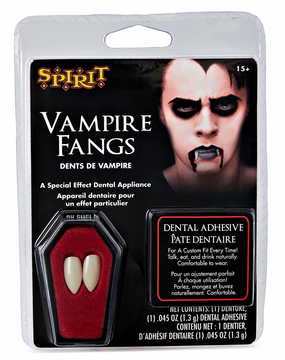Spirit Halloween White Vampire Fangs 3 Spirit Halloween White Vampire Fangs - Image 3