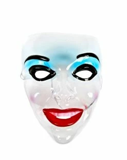 Spirit Halloween Smiling See Through Mask -Halloween ACCESSORIES store 01098474 c