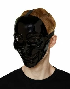 Spirit Halloween Sinister Ghost Half Mask -Halloween ACCESSORIES store 01099902 c