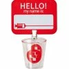 Spirit Halloween Nurse Badge with Shot Glass