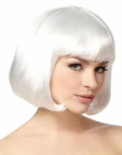 Spirit Halloween White Bob Wig