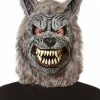 Spirit Halloween Animotion Gray Werewolf Mask