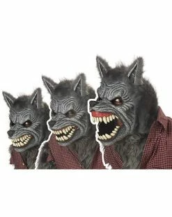 Spirit Halloween Animotion Gray Werewolf Mask 5 Spirit Halloween Animotion Gray Werewolf Mask -Halloween ACCESSORIES store 01107150 c