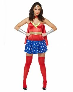 Spirit Halloween Adult Wonder Woman Corset Costume - DC Comics