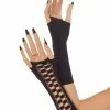 Spirit Halloween Black Gauntlet Arm Warmers