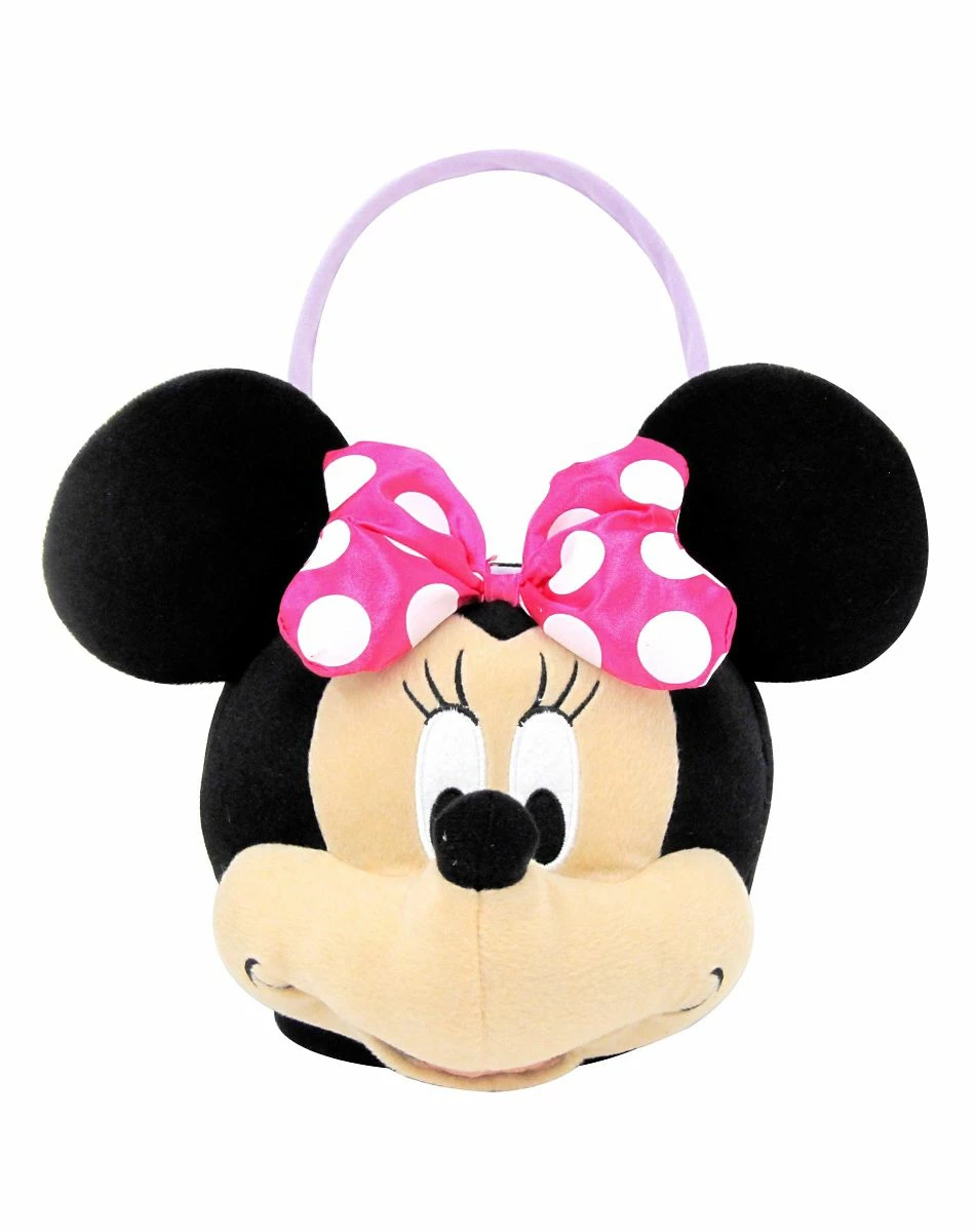 Spirit Halloween Plush Minnie Mouse Treat Bucket - Disney 1 Spirit Halloween Plush Minnie Mouse Treat Bucket - Disney