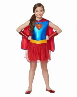 Spirit Halloween Kids Supergirl Tutu Costume - DC Comics