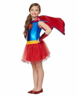 Spirit Halloween Kids Supergirl Tutu Costume - DC Comics -Halloween ACCESSORIES store 01154079 c