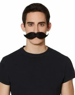 Spirit Halloween 6 Way Black Moustache