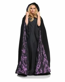 Spirit Halloween Black and Purple Cape Costume