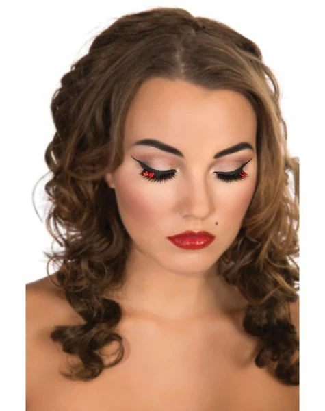 Spirit Halloween Red Bow False Eyelashes 2 Spirit Halloween Red Bow False Eyelashes - Image 2