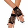 Spirit Halloween Black Mesh Chain Gloves