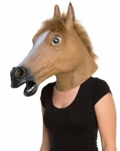 Spirit Halloween Horse Head Full Mask -Halloween ACCESSORIES store 01189042 d