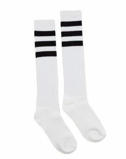 Spirit Halloween Black and White Referee Socks