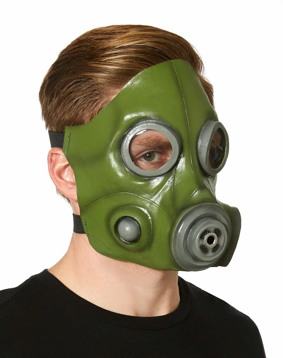 Spirit Halloween Green Anti Gas Mask 2 Spirit Halloween Green Anti Gas Mask - Image 2