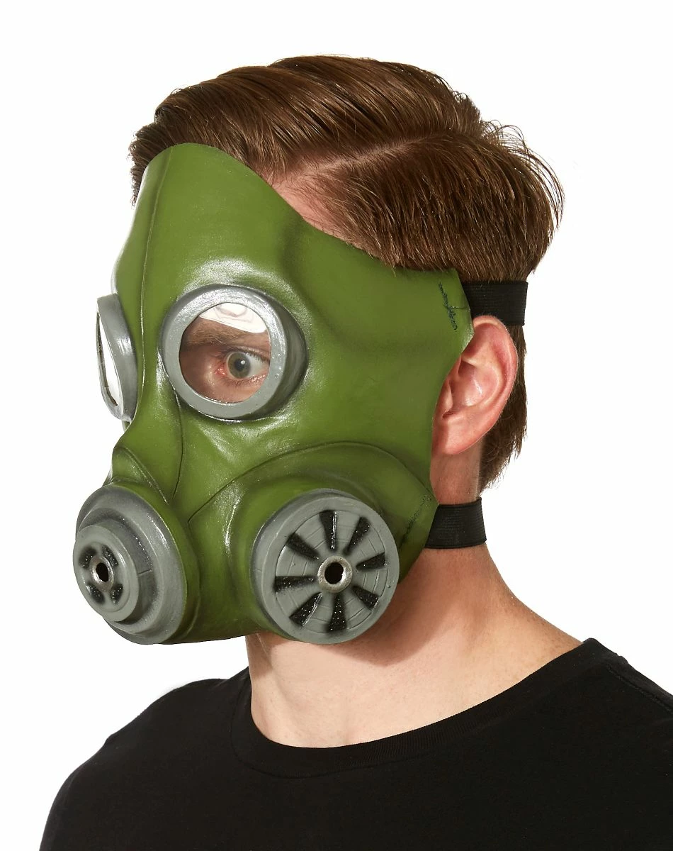 Spirit Halloween Green Anti Gas Mask 3 Spirit Halloween Green Anti Gas Mask - Image 3