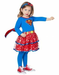 Spirit Halloween Toddler Sparkling Supergirl Costume - DC Comics -Halloween ACCESSORIES store 01217157 d