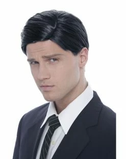 Spirit Halloween Mr. Dapper Black Wig
