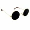 Spirit Halloween Gold Round Sunglasses