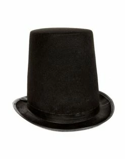Spirit Halloween Tall Black Top Hat