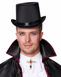 Spirit Halloween Black Top Hat - Deluxe
