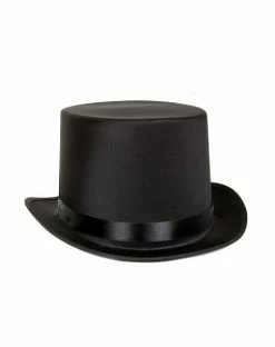 Spirit Halloween Black Top Hat - Deluxe -Halloween ACCESSORIES store 01223791 c