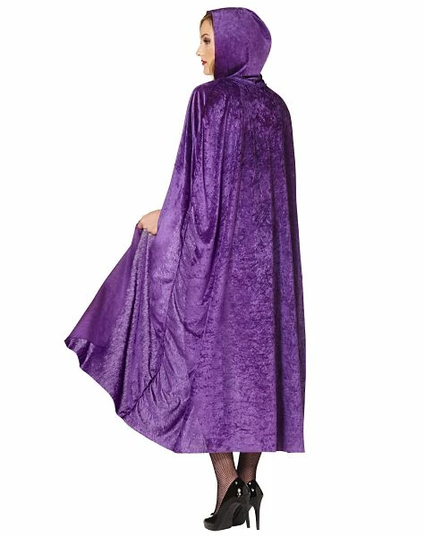 Spirit Halloween Purple Crush Velvet Cape 2 Spirit Halloween Purple Crush Velvet Cape - Image 2