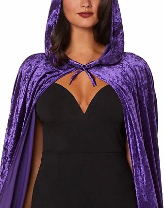 Spirit Halloween Purple Crush Velvet Cape 3 Spirit Halloween Purple Crush Velvet Cape - Image 3
