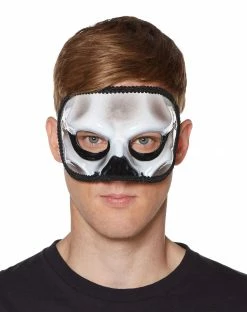 Spirit Halloween Skull Half Mask