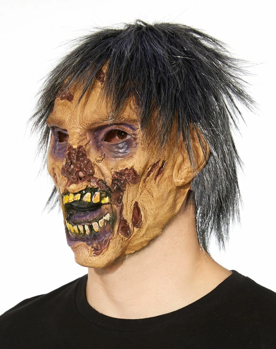 Spirit Halloween Decaying Face Zombie Mask 4 Spirit Halloween Decaying Face Zombie Mask - Image 4