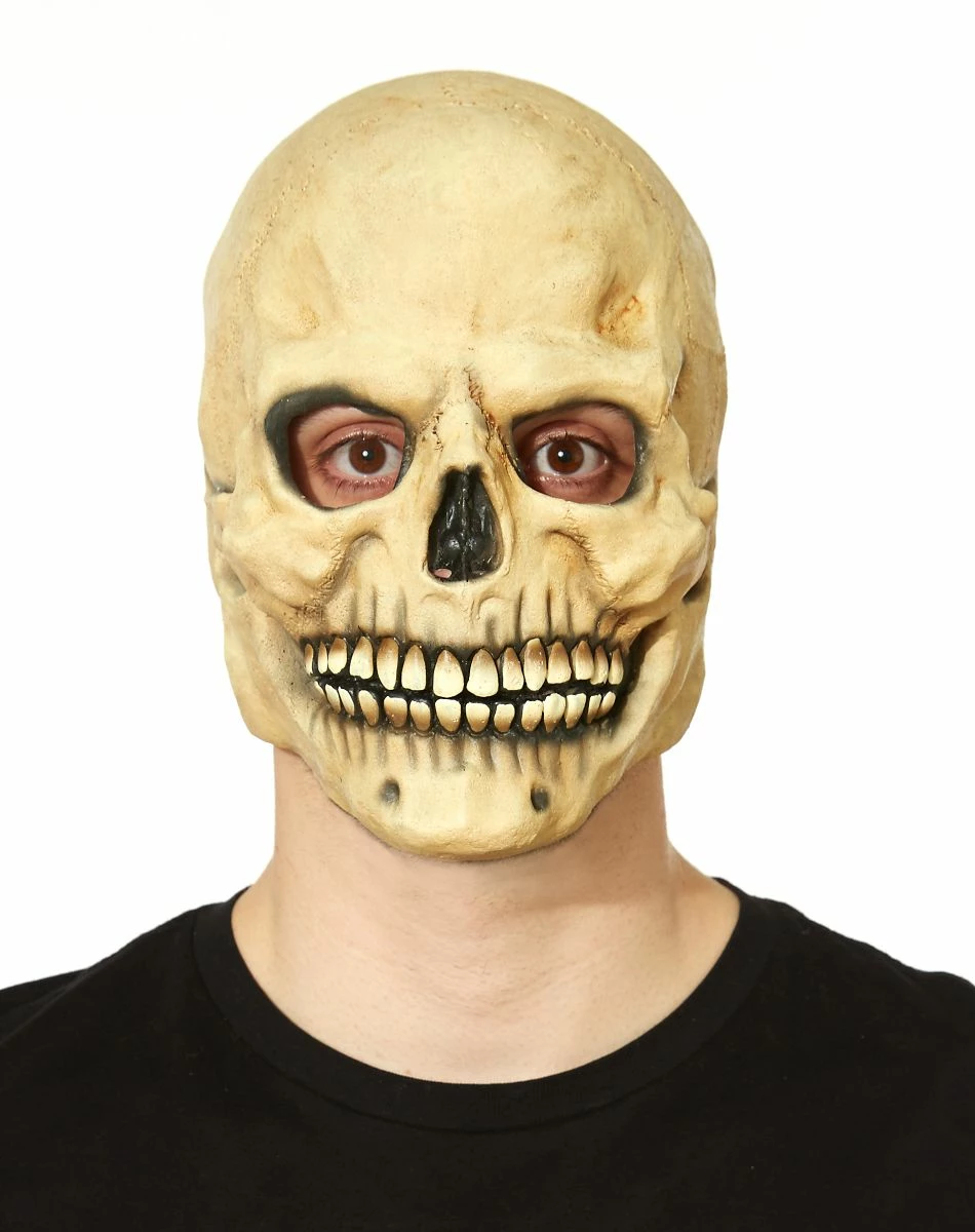 Spirit Halloween Over the Head Bone Skull Mask 1 Spirit Halloween Over the Head Bone Skull Mask
